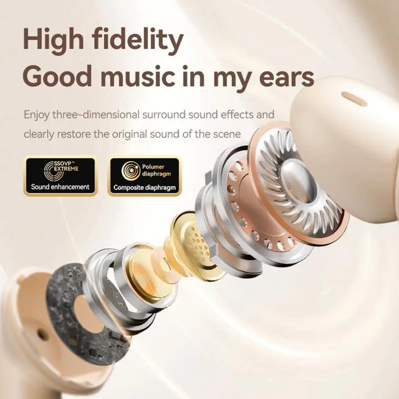 Noise Cancelling Wireless Earbuds with LED Display - Frogfinds