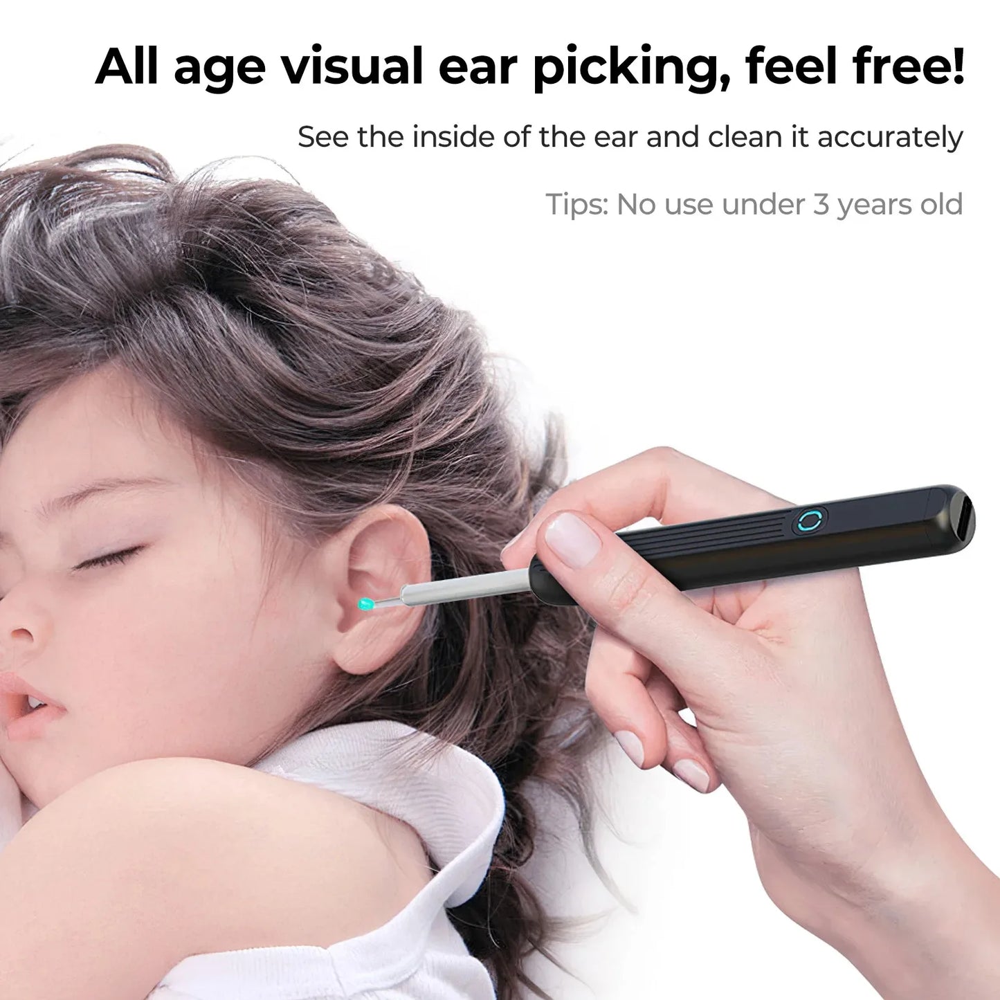 Ear wax remover with app - Frogfinds