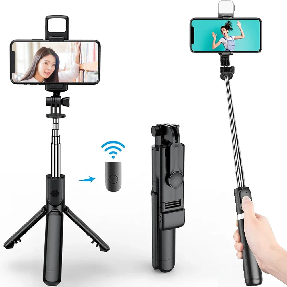 3-in-1 Bluetooth Selfie Stick Tripod - Frogfinds
