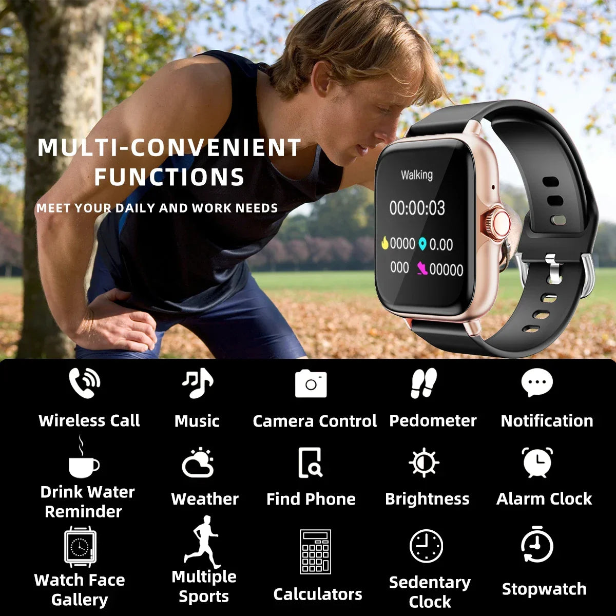 Waterproof Smart Watch 1.83'' - Frogfinds