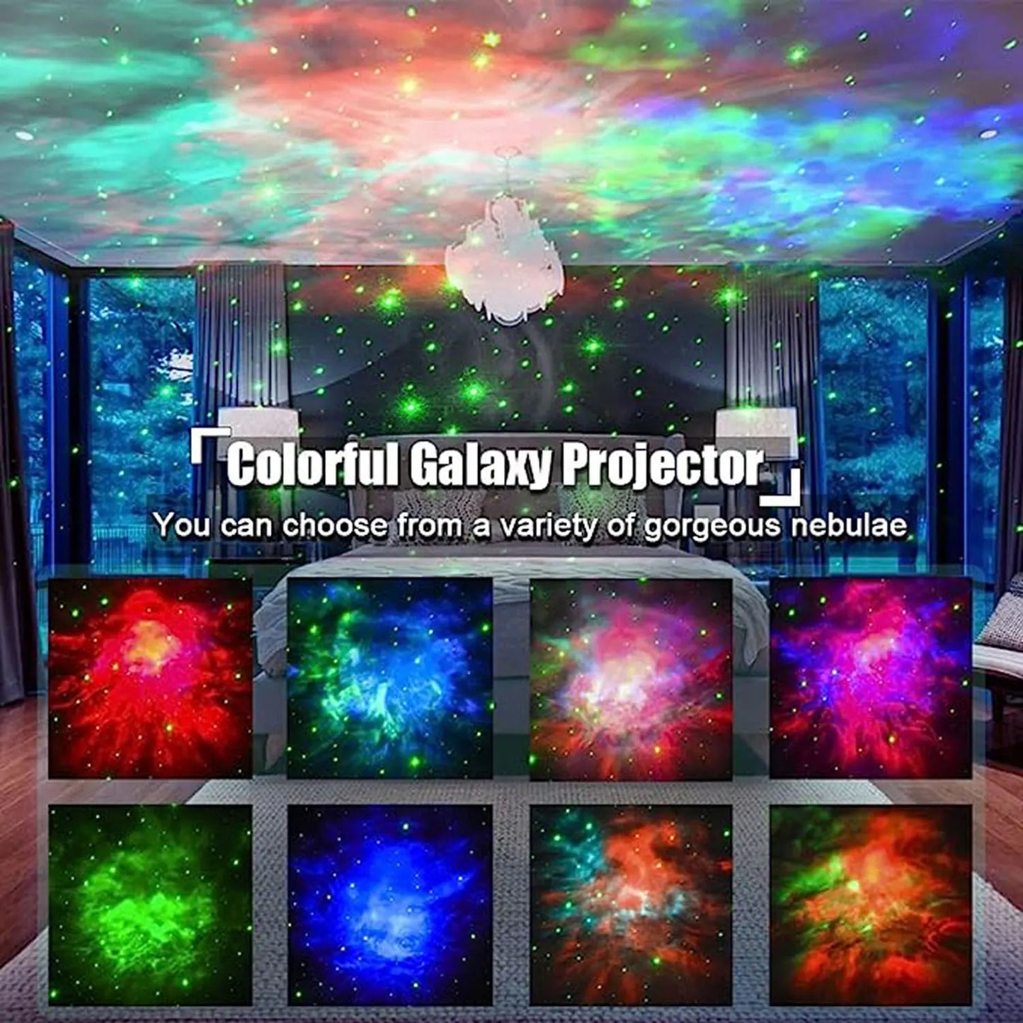 Galaxy Astronaut Night Light Projector - Frogfinds