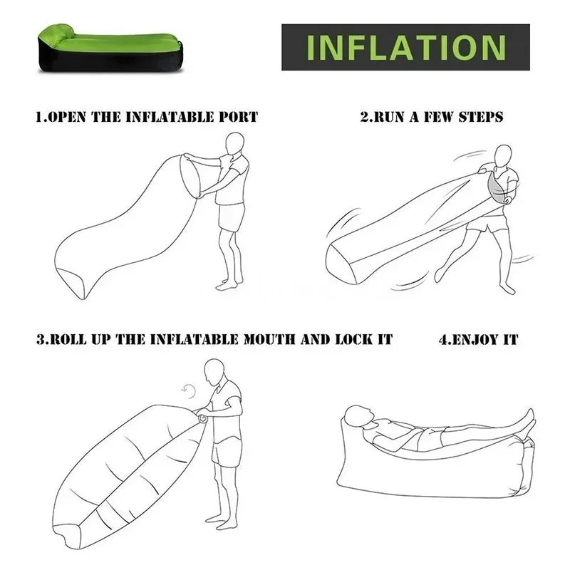 Portable Inflatable Beach Sofa - Frogfinds