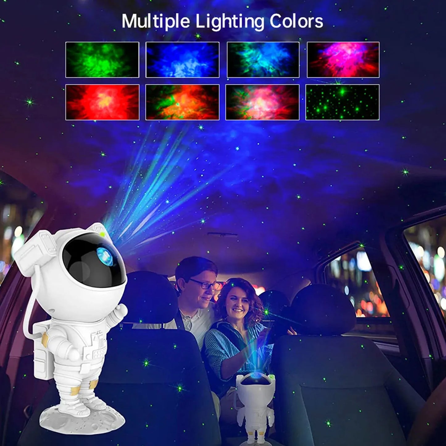 Galaxy Astronaut Night Light Projector - Frogfinds