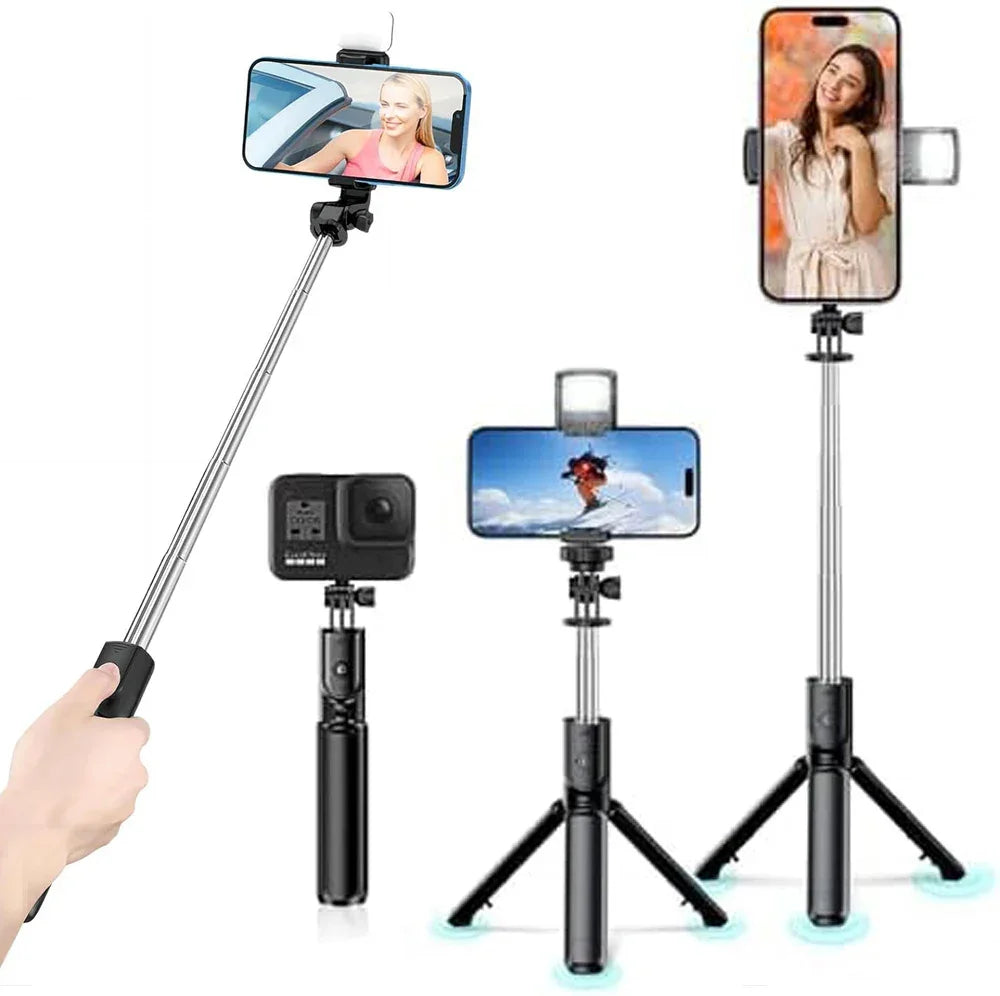 3-in-1 Bluetooth Selfie Stick Tripod - Frogfinds