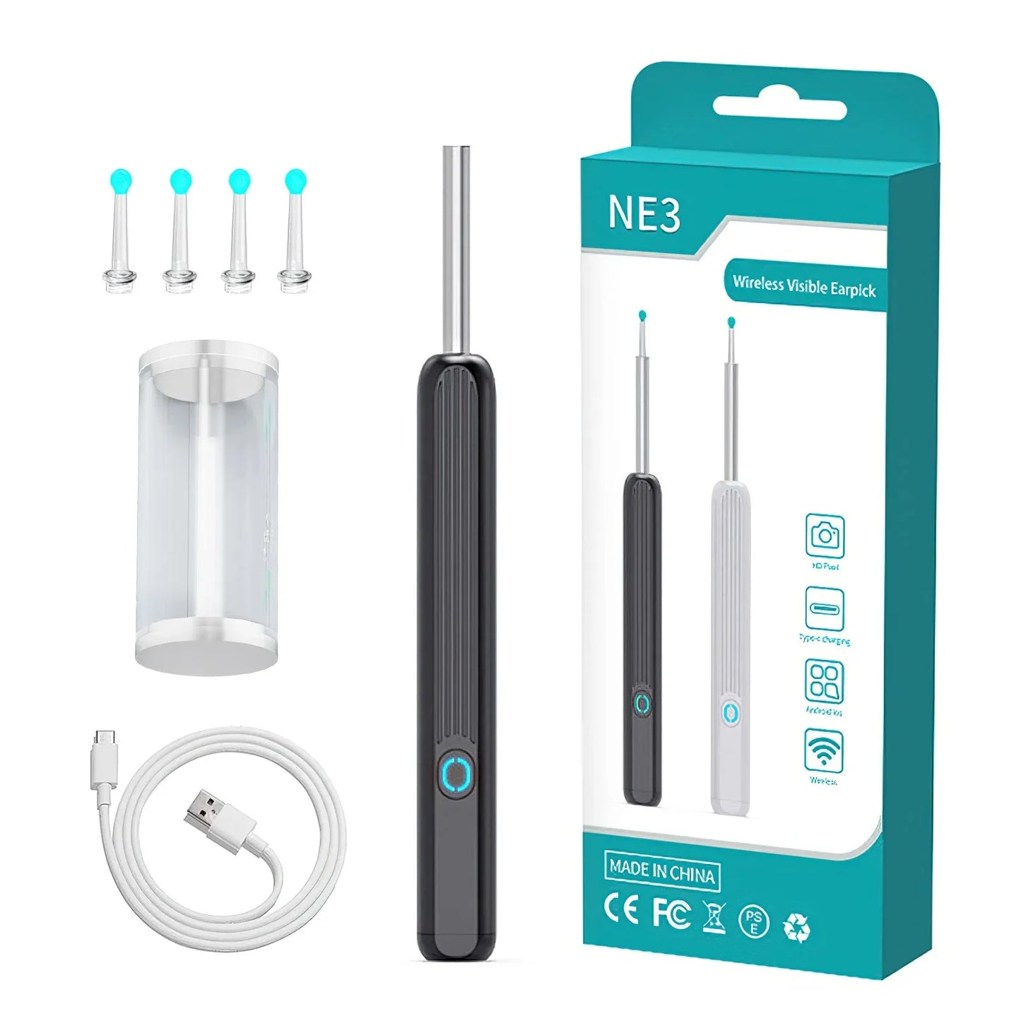 Ear wax remover with app - Frogfinds