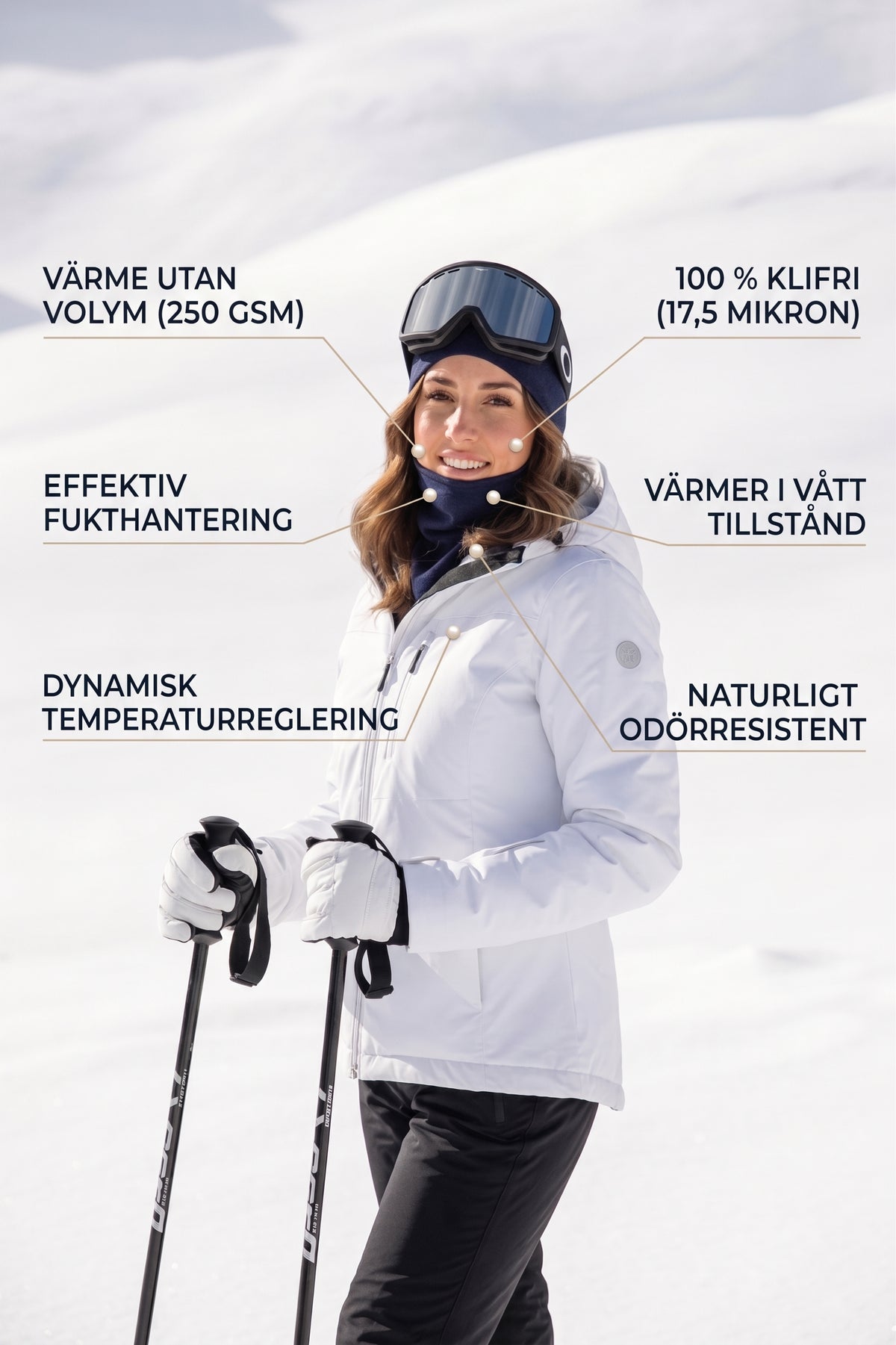100% Premium Merino balaklava skidmask