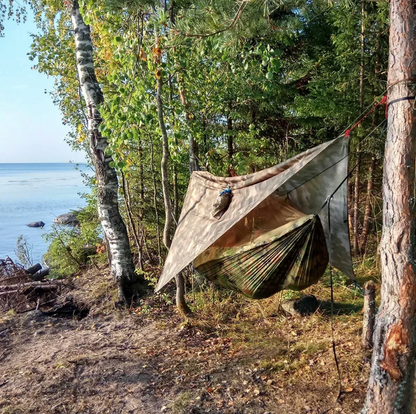 Camping Hammock with mosquito net and tarp