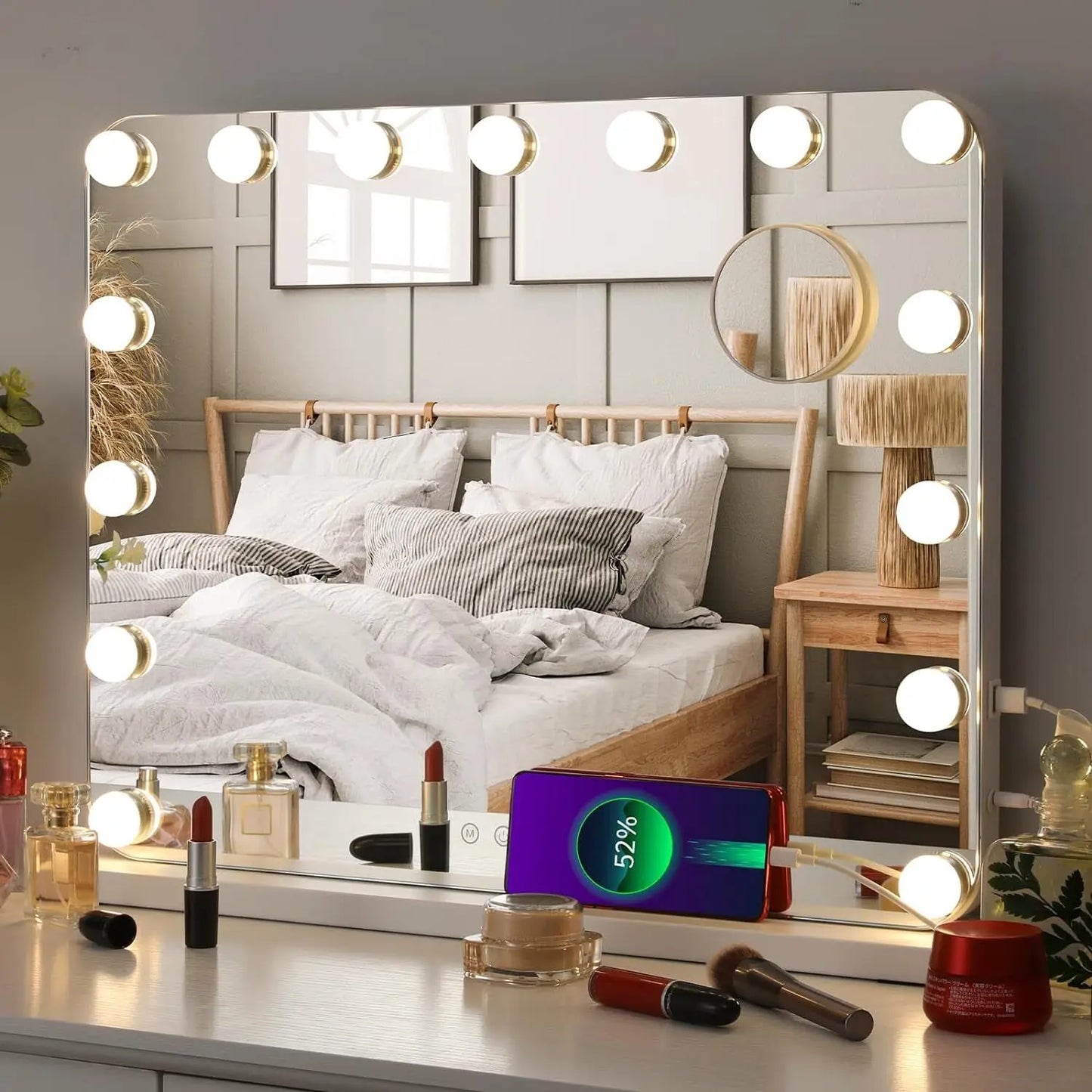 Vanity mirror with lights 