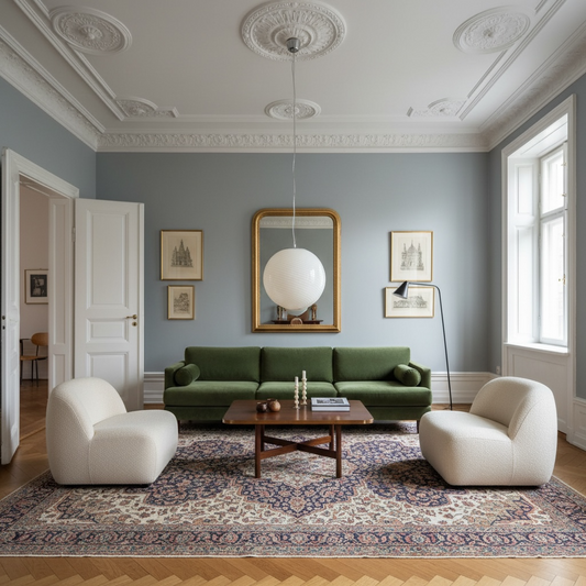 White murano style swirl glass round globe pendant lamp