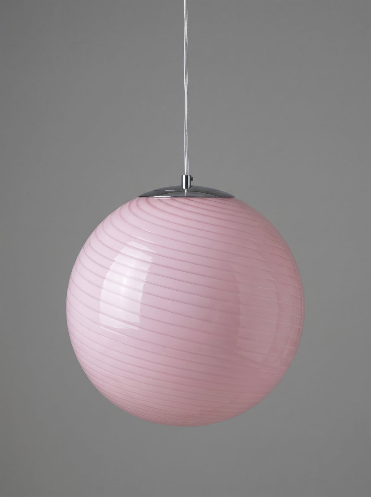 Swirl rund taklampa i glas – Vintage design